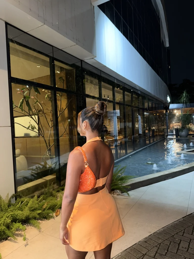VESTIDO NARANJA